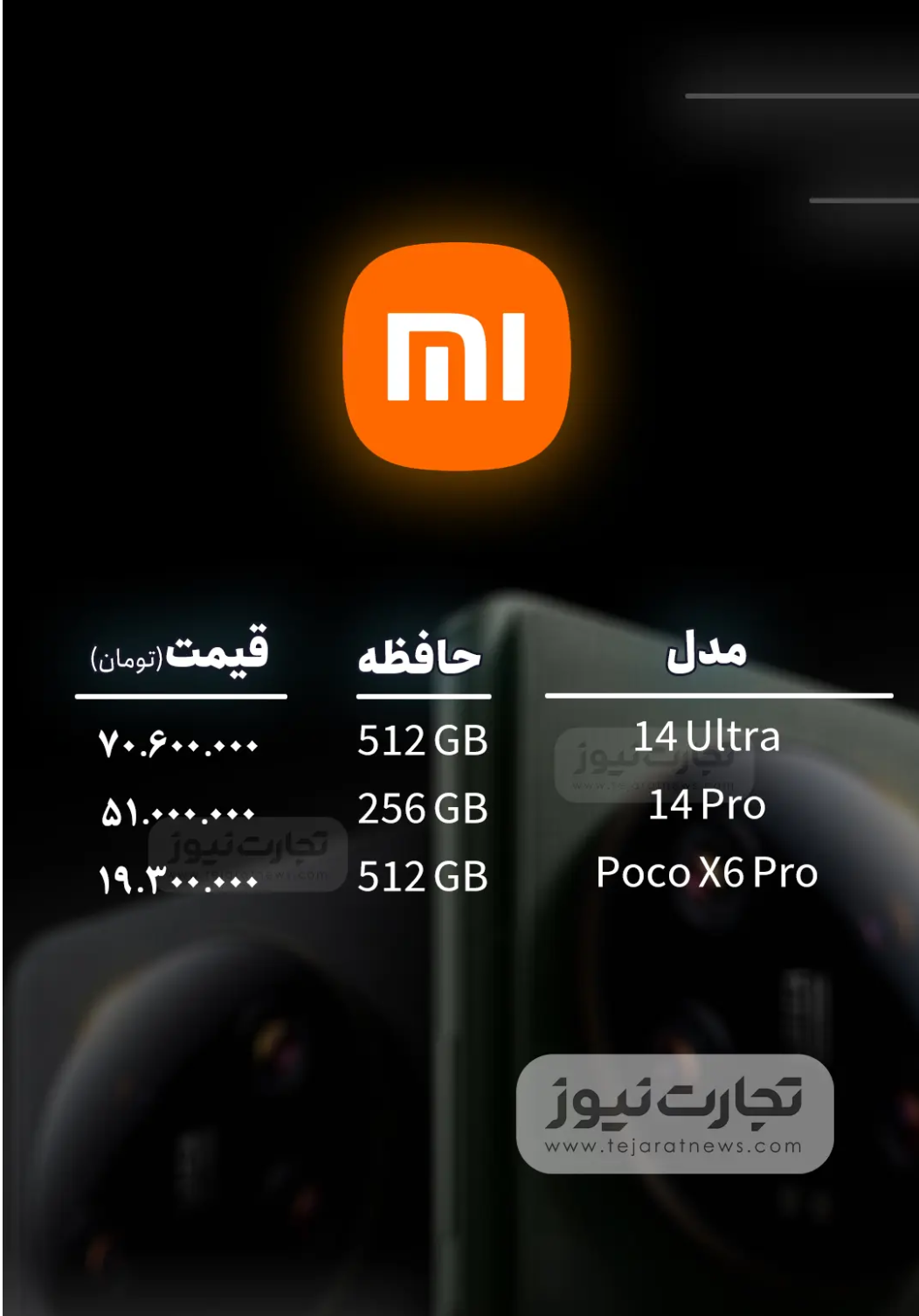 قیمت گوشی موبایل امروز ۱۶ مهر ۱۴۰۳ + جدول قیمت گوشی موبایل امروز ۱۶ مهر ۱۴۰۳ + جدول