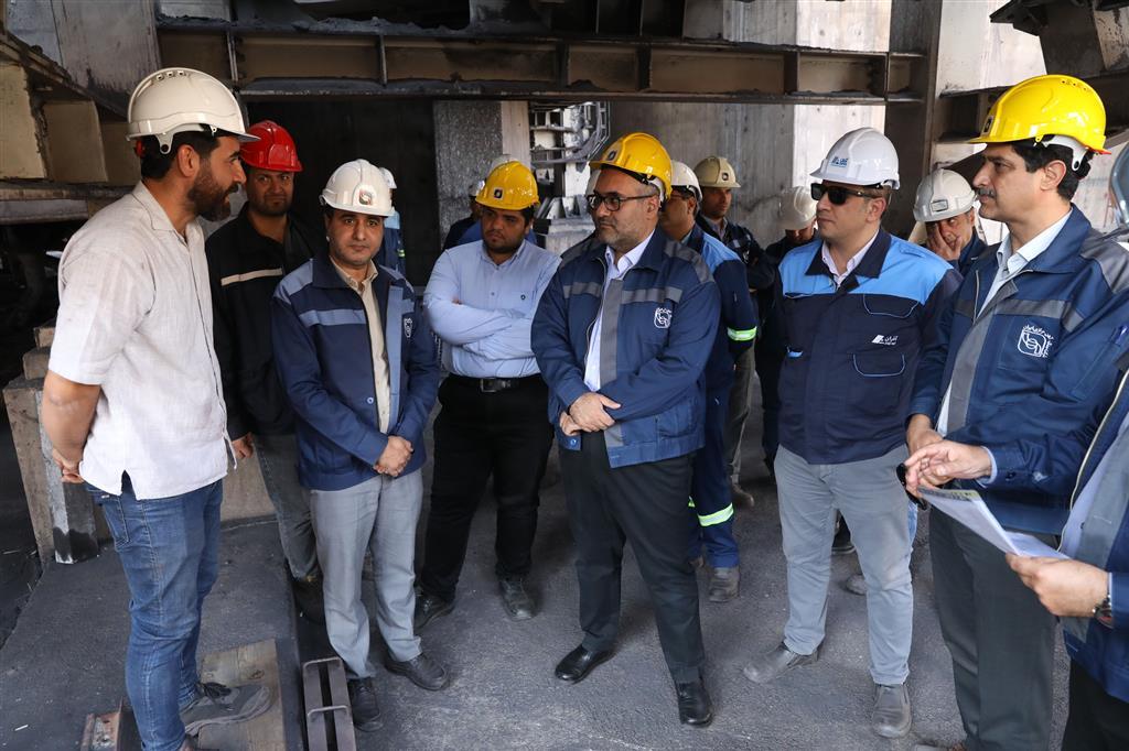 مدیرعامل شرکت سنگ آهن مرکزی ایران_بافق در بازدید از کارخانه گندلهسازی: تعمیرات کارخانه گندلهسازی باید به فصل زمستان منتقل شود مدیرعامل شرکت سنگ آهن مرکزی ایران_بافق در بازدید از کارخانه گندلهسازی: تعمیرات کارخانه گندلهسازی باید به فصل زمستان منتقل شود