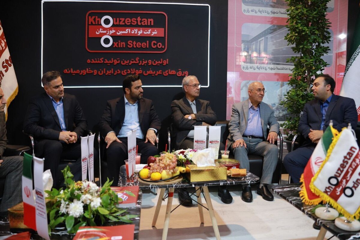 استقبال بی‌نظیر شرکت‌های دانش‌بنیان از غرفه اکسین در نمایشگاه بین‌المللی فولاد ۱۴۰۳ در جزیره کیش/ تدوام گفتگو‌های تجاری در غرفه فولاد اکسین خوزستان