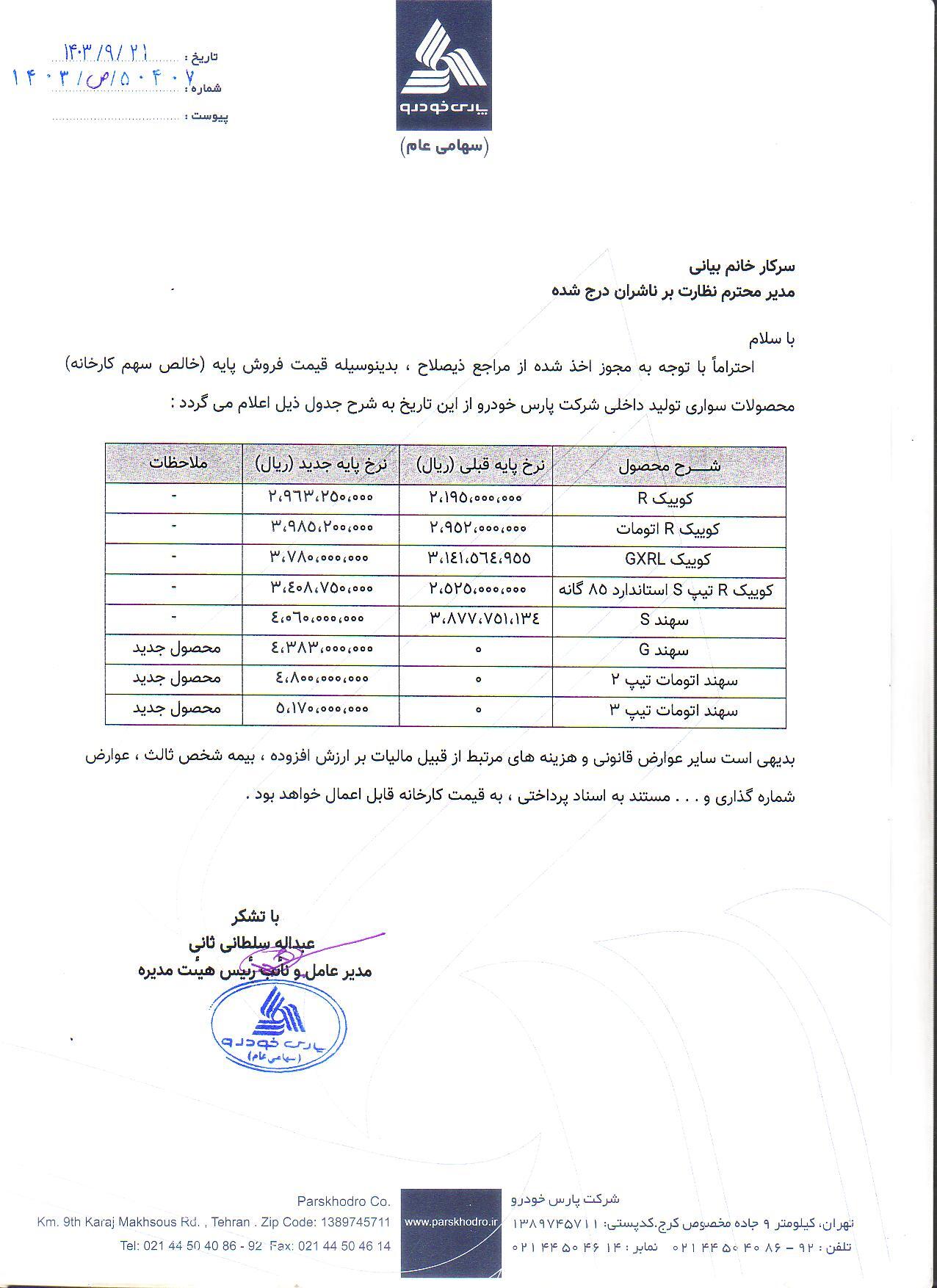 مهمترین اخبار کدال در آخرین روز از هفته منتهی به ۲۱ آذر۱۴۰۳ مهمترین اخبار کدال در آخرین روز از هفته منتهی به ۲۱ آذر۱۴۰۳