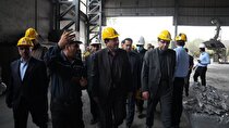 بازدید وزیر صمت از واحد آلومینیوم‌سازی المهدی