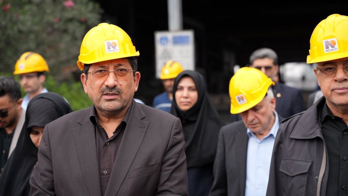 بازدید وزیر صمت از واحد آلومینیوم‌سازی المهدی