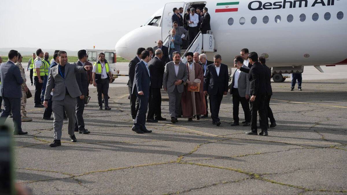 وزیر صمت وارد استان کرمانشاه شد