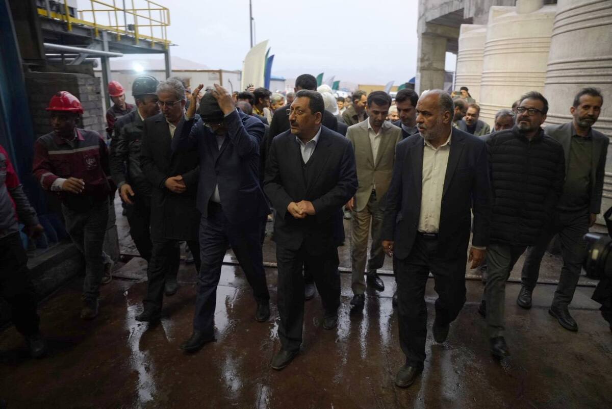 افتتاح واحد تولیدی کنسانتره «عصر نوین» در بهاباد با حضور وزیر صمت
