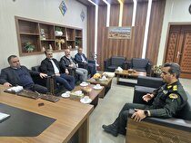 دیدار مدیرعامل شرکت آهن و فولاد ارفع با فرمانده انتظامی جدید شهرستان اردکان