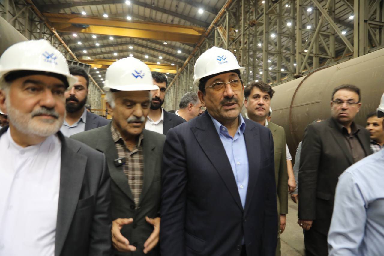 بازدید وزیر صمت از مجتمع فولاد خوزستان و شرکت صنعتی تاشا بازدید وزیر صمت از مجتمع فولاد خوزستان و شرکت صنعتی تاشا