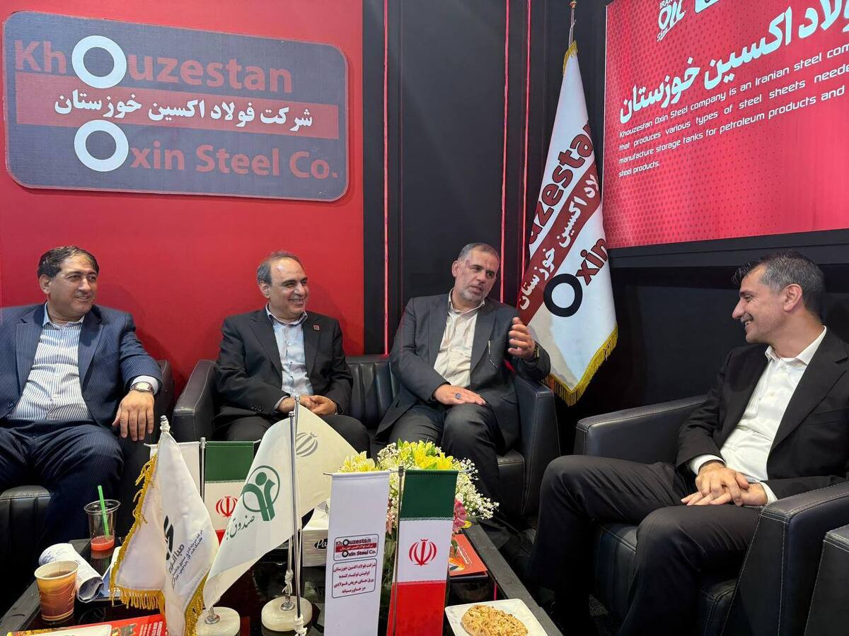 دیدار نماینده اهواز، مدیران صباانرژی و گروه ملی فولاد با مدیرعامل فولاد اکسین