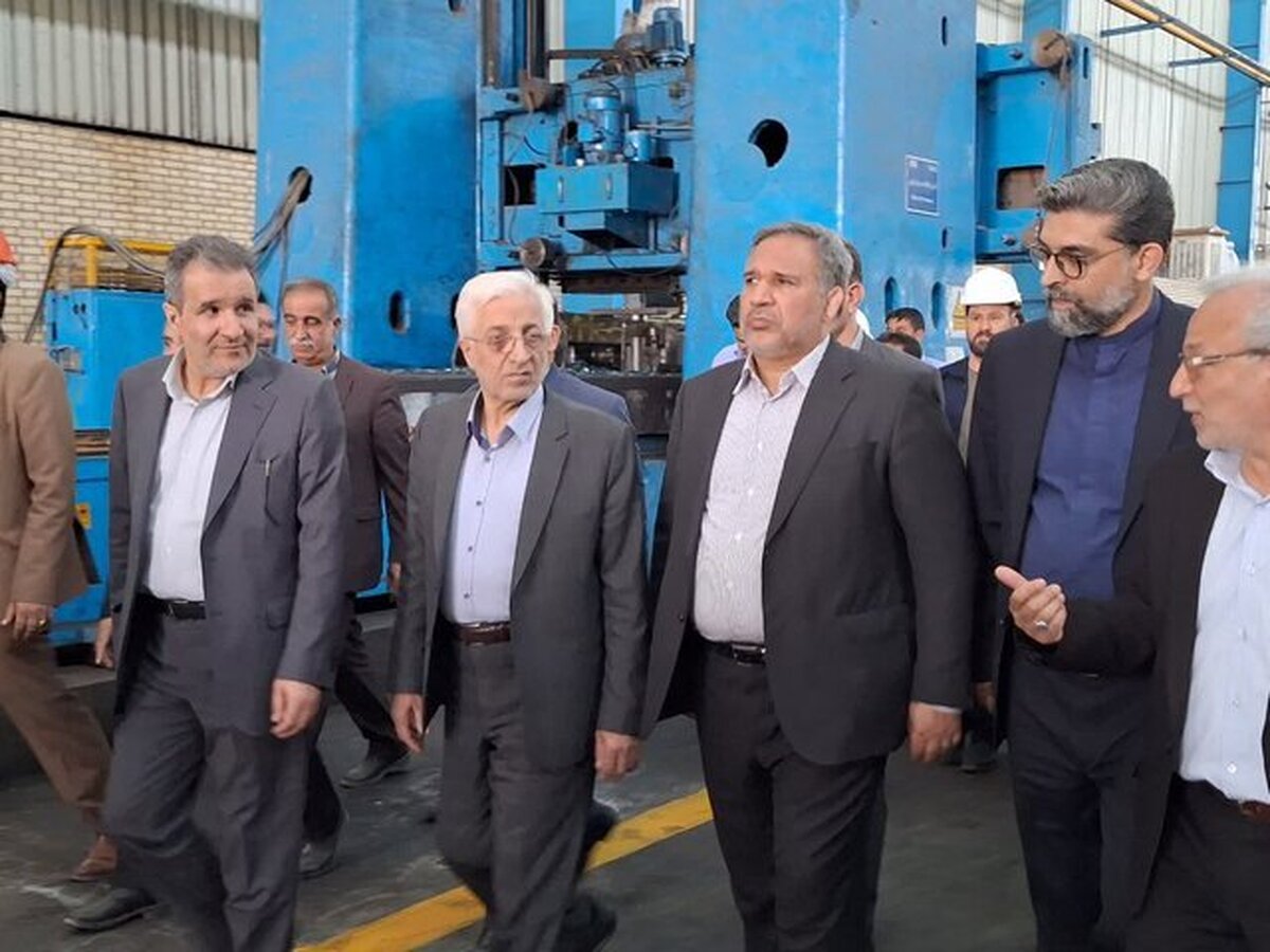 بازدید معاونین وزارت صنعت و معدن از صنایع خراسان شمالی