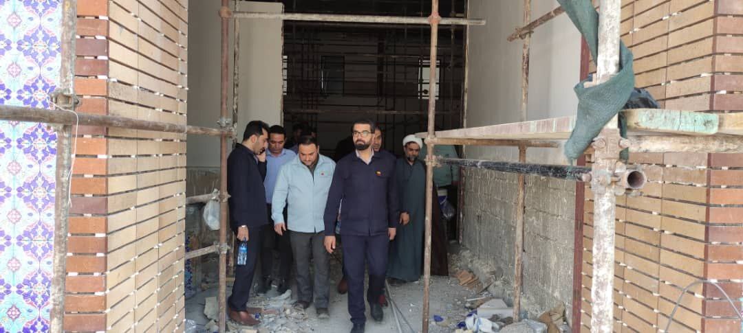 معاون منابع انسانی و امور اجتماعی فولاد خوزستان از ساختمان موکب شهدای فولاد در پایانه مرزی چذابه بازدید کرد معاون منابع انسانی و امور اجتماعی فولاد خوزستان از ساختمان موکب شهدای فولاد در پایانه مرزی چذابه بازدید کرد