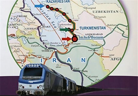 ۲ خط ریلی جدید بین ایران و ترکمنستان ساخته می‌شود