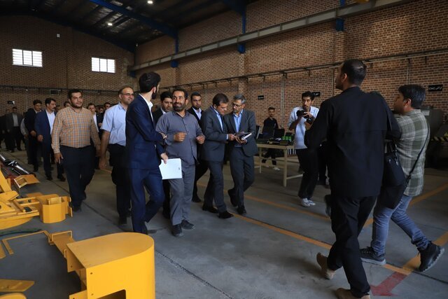 خط تولید «لاینرهندلر» معدنی در ایران رونمایی شد