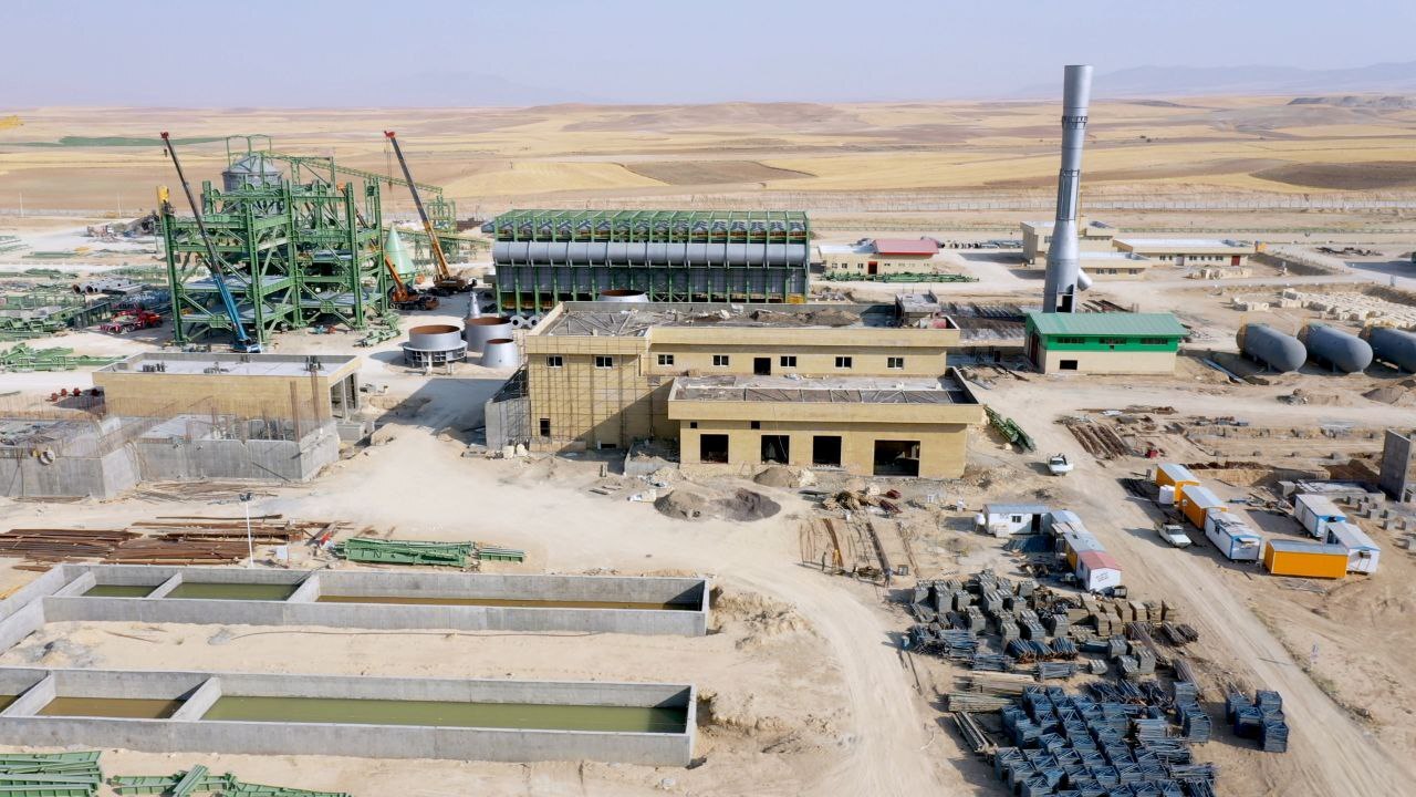 عبور پیشرفت احداث کارخانه احیای مستقیم بیجار از ۵۴ درصد عبور پیشرفت احداث کارخانه احیای مستقیم بیجار از ۵۴ درصد