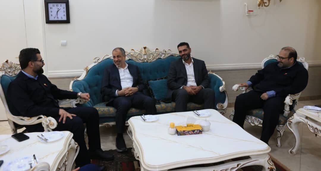 فرماندار اهواز با مدیرعامل گروه فولاد خوزستان دیدار کرد