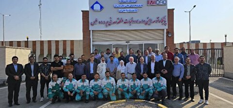 اختتامیه دوره بین‌المللی ایمنی معادن زغال سنگ با همکاری متخصصان روس در طبس