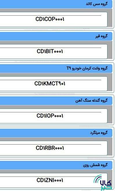 نماد معاملاتی ۶ گواهی سپرده جدید بر تابلوی بورس کالا نقش بست/ معاملات از فردا کلید میخورد نماد معاملاتی ۶ گواهی سپرده جدید بر تابلوی بورس کالا نقش بست/ معاملات از فردا کلید میخورد