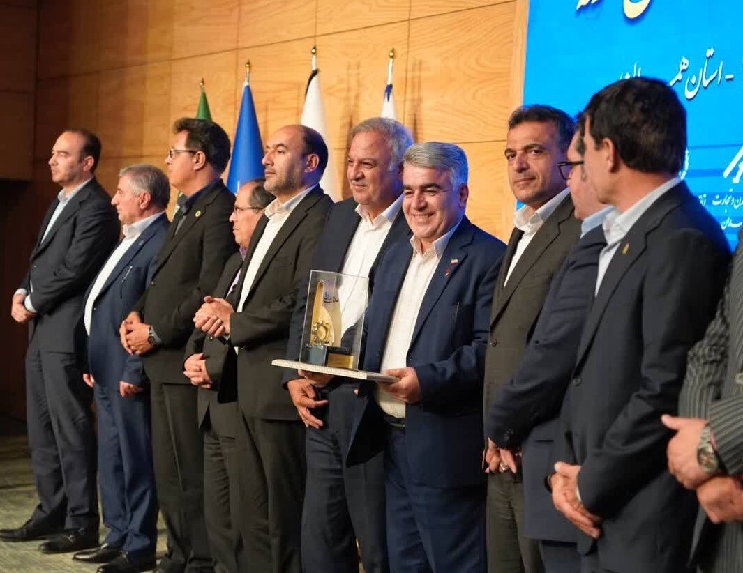 تقدیر از صبانور به عنوان واحد برتر معدنی در استان همدان