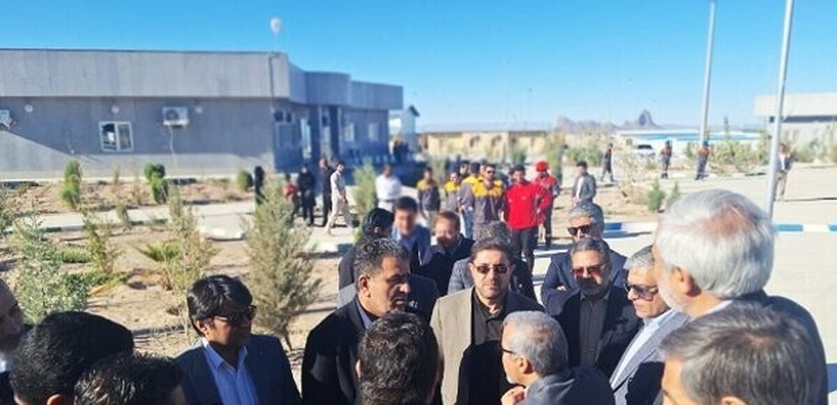 اعضای کمیسیون اجتماعی مجلس از کارخانه طلای تفتان بازدید کردند