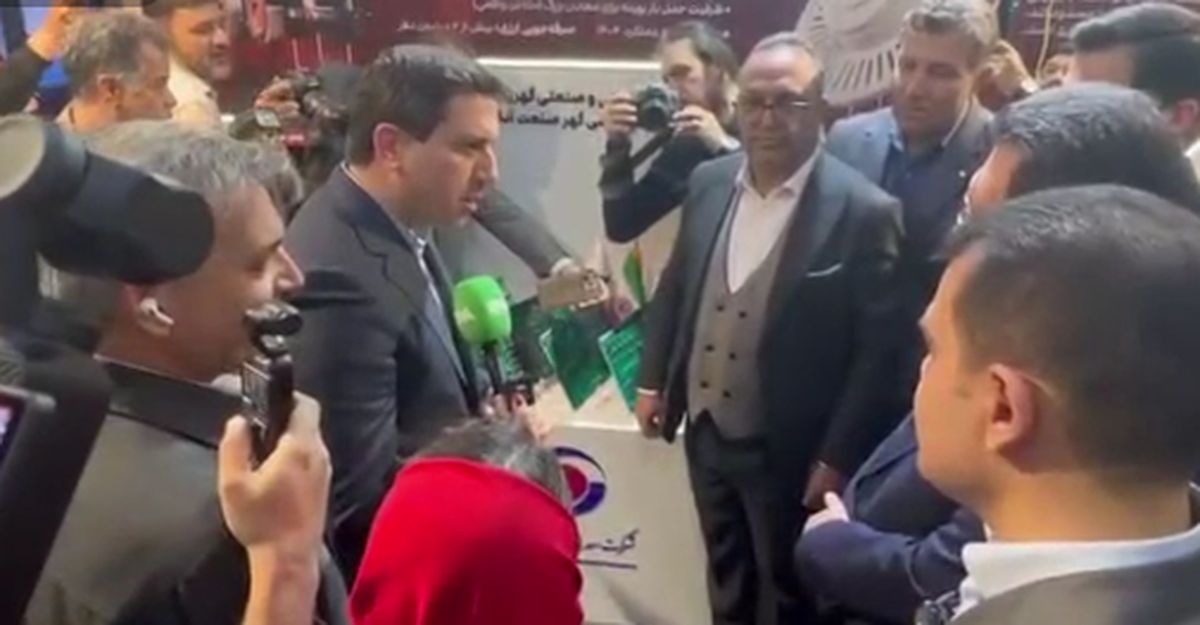 بازدید دکتر اتابک، وزیر صمت و دکتر افشین، معاون علمی رئیس‌جمهور، از دستاورد بومی‌سازی گهرزمین در نمایشگاه «فرایران»