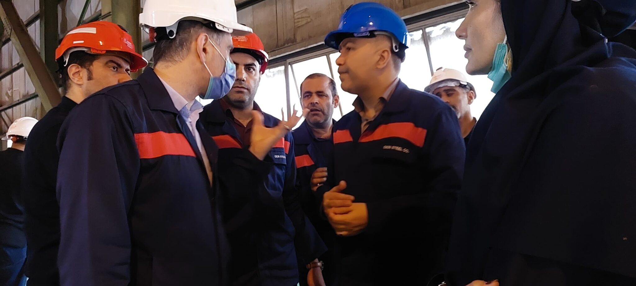 گشت VIP در شرکت فولاد اکسین خوزستان برگزار شد