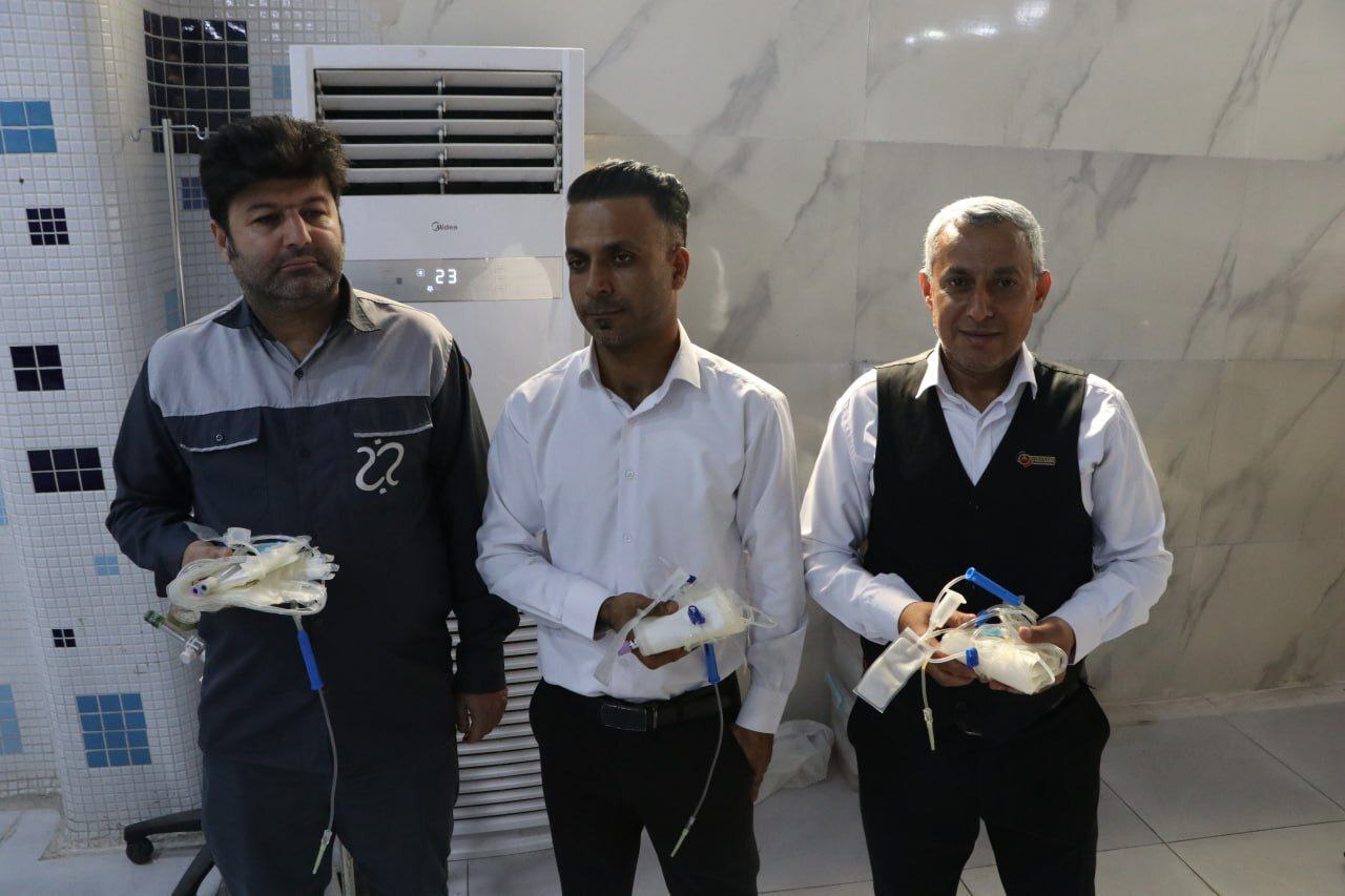 مشارکت گسترده کارکنان فولاد هرمزگان در پویش اهدای خون مشارکت گسترده کارکنان فولاد هرمزگان در پویش اهدای خون