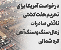 درخواست آمریکا برای تحریم هفت کشتی