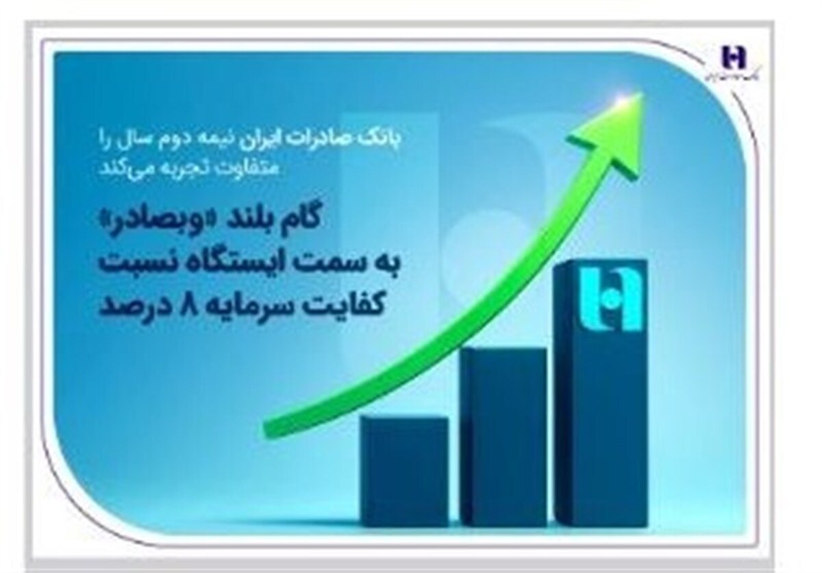 گام بلند «وبصادر» به سمت ایستگاه نسبت کفایت سرمایه ۸ درصد