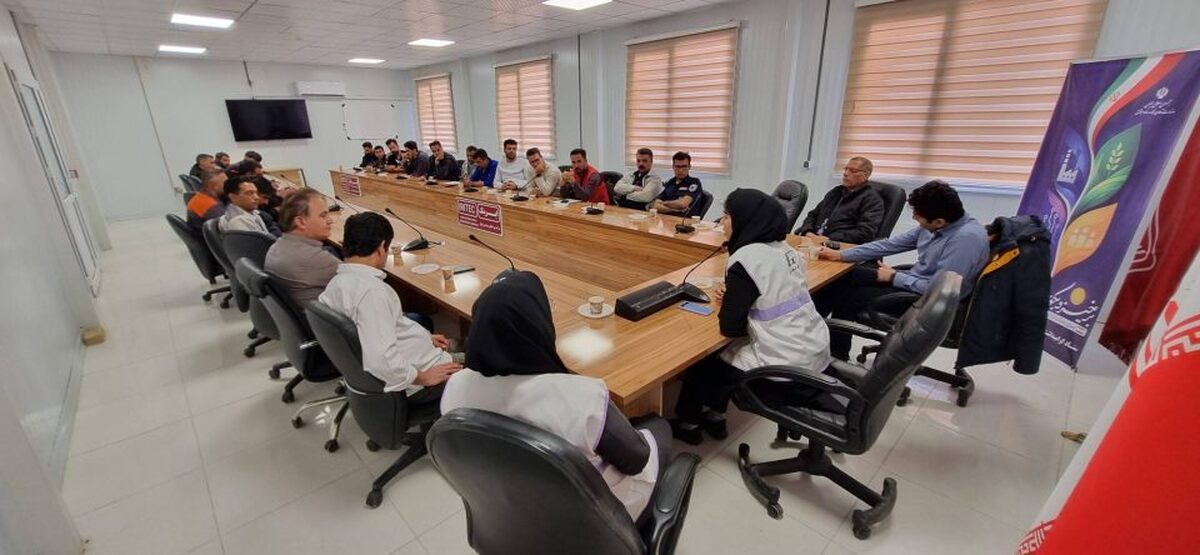 ایریتک در مسیر سلامت اجتماعی؛ برگزاری دوره آموزشی اورژانس اجتماعی در پروژه فولادسازی قروه