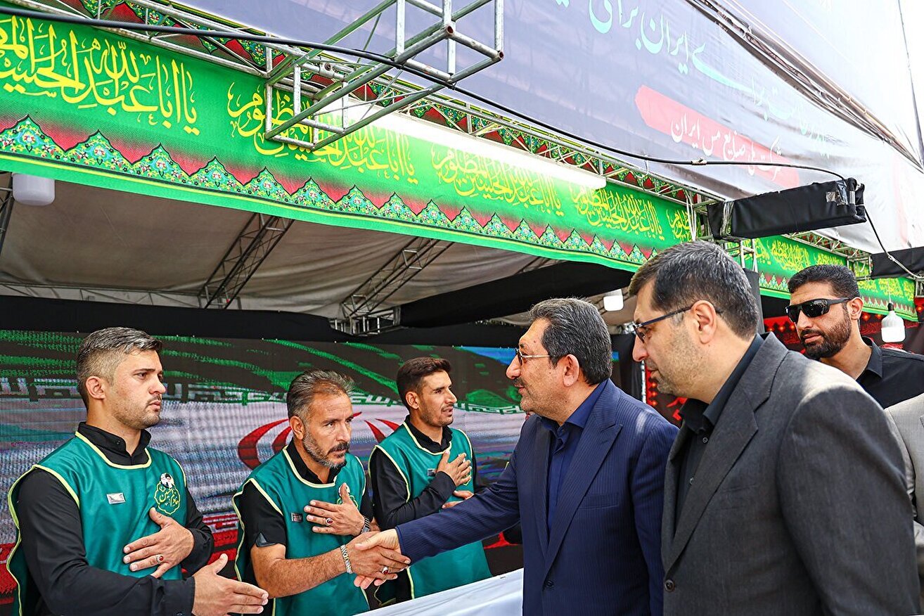 موکب خدمت در مسیر «آخرین دیدار»