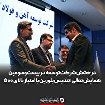 درخشش شرکت توسعه آهن و فولاد گل‌گهر در بیست‌وسومین همایش تعالی