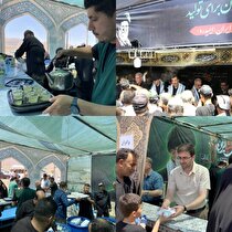 برپایی موکب خدمت‌رسانی به زائران مراسم تشییع رهبر شهید از سوی فولاد شاهرود