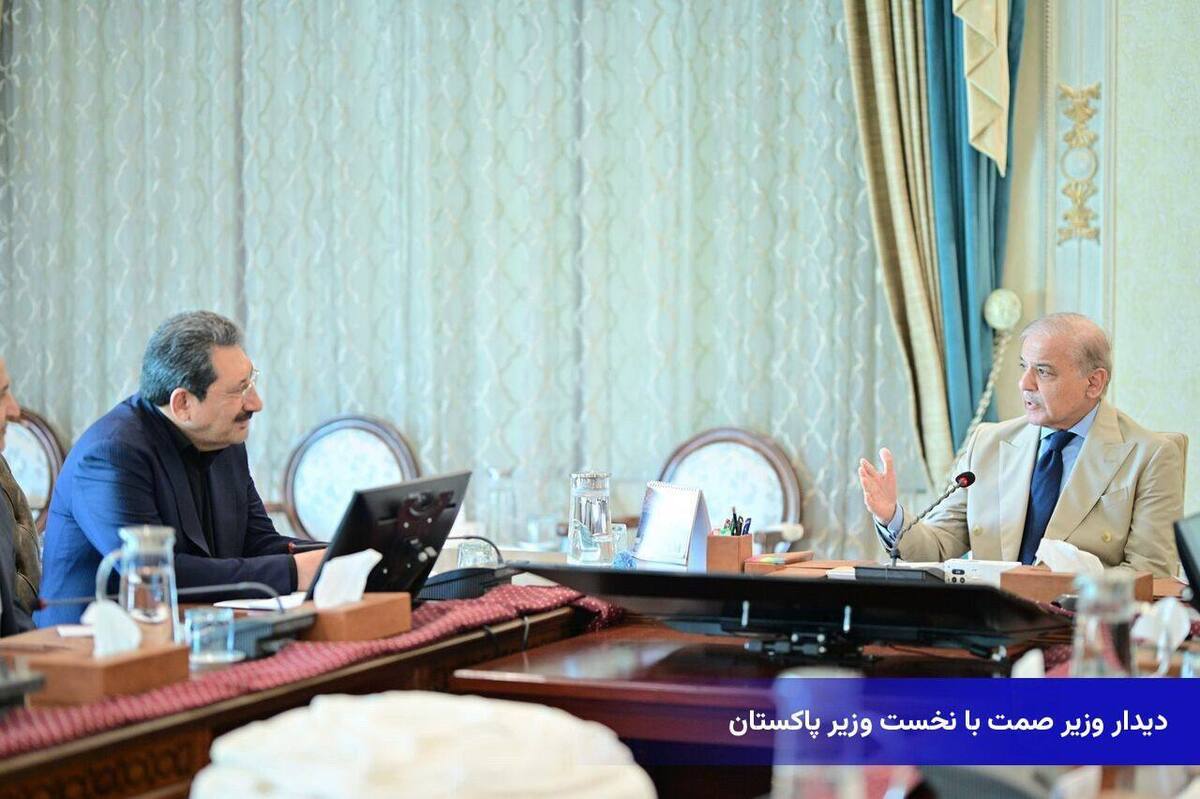 دیدار وزیر صنعت، معدن و تجارت با شهباز شریف نخست وزیر پاکستان/ عزم راسخ تهران و اسلام‌آباد برای ارتقای سطح مناسبات اقتصادی
